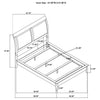 Bexhill 4 & 5 Piece Bedroom Set King, Cal.King, & Queen