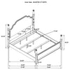 Andover 4 & 5 Piece Bedroom Set King, Queen, & Cal.King