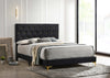 Kendall Panel Bed E.King, & Queen Black & White