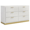 Caraway 4 Pc & Pc E.King, Cal.King, & Queen Bedroom Set Black & White