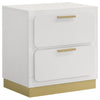 Caraway 4 Pc & Pc E.King, Cal.King, & Queen Bedroom Set Black & White