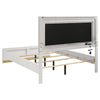 Caraway California King, E.King, & Queen Bed Black & White