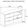Caraway 4 Pc & Pc E.King, Cal.King, & Queen Bedroom Set Black & White