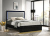 Caraway California King, E.King, & Queen Bed Black & White