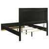 Caraway California King, E.King, & Queen Bed Black & White