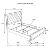 Sonora California King, E.King, & Queen Bed