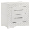 Ives 4 & 5 Piece Bedroom Set E.king & Queen White & Grey