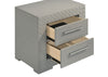 Ives 4 & 5 Piece Bedroom Set E.king & Queen White & Grey
