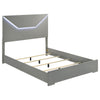 Ives 4 & 5 Piece Bedroom Set E.king & Queen White & Grey