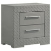 Ives 4 & 5 Piece Bedroom Set E.king & Queen White & Grey