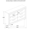 Ives 4 & 5 Piece Bedroom Set E.king & Queen White & Grey