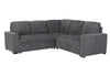 U2660 Grey Sofa Bed Sectional W/O Chaise and W/O Pullout