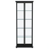 Aero Curio Cabinet with LED Lighting