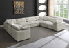 Cozy Cream Velvet Cloud Modular Sectional