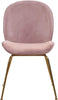 Paris Pink Velvet Dining Chair