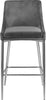 Karina Grey Velvet Stool