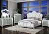 Aria Silver Bed with LED