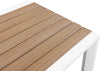 Nizuc Brown manufactured wood Outdoor Patio Aluminum Square Bar Table