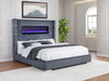 Tisdall Wingback Bed with Flame Visualizer