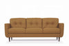 Radwan Camel Leather Sofa