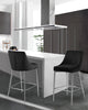 Karina Black Velvet Stool