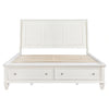 Sandy Beach Panel Platform Storage Bed
