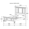 Sandy Beach Panel Bed