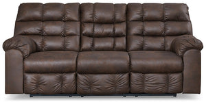 Derwin Reclining Sofa with Drop Down Table image