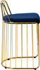 Gio Navy Velvet Stool