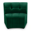 Limitless Green Velvet Modular Chair