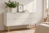 Modernist White Gloss Dresser