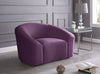Riley Purple Velvet Chair