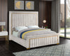 Dolce Cream Velvet King Bed (3 Boxes)