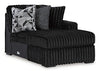 Midnight-Madness Sectional with Chaise