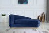 Julian Navy Velvet Chaise