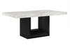 D02 Dining Table + 4 D03DC Black