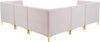 Alina Pink Velvet Modular Sectional