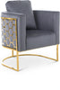 Casa Grey Velvet Chair