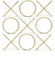 XOXO Gold Stainless Steel Wall Decor