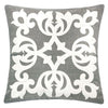 Trudy Silver 20" X 20" Pillow, Silver