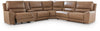 DeepWakes Reclining Sectional with Storage Console
