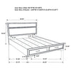 Miranda Panel Platform Storage Bed