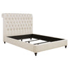 Devon Tufted Upholstered California King, Eastren King, & Queen Bed Beige