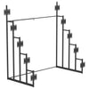 Duarto 5-tier Headboard Display Rack Black
