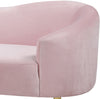 Ritz Pink Velvet Loveseat