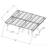 Mabel Foldable Platform Bed Frame