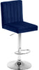 Joel Navy Velvet Adjustable Stool