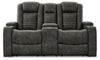 Soundcheck Power Reclining Loveseat with Console image