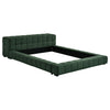 Trinity California King, E.king, Queen, & Full Bed Green & Light Taupe