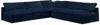 Cozy Navy Velvet Cloud Modular Sectional